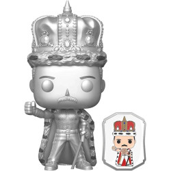 Funko Pop! Rocks: Queen - Freddie Mercury King (Platinum) with Pin (Special Edition) #184 Vinyl
