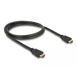 Delock Cable High Speed HDMI with Ethernet – HDMI A male > HDMI A male 4K 1.0 m