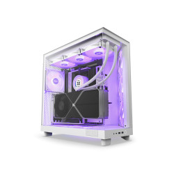 Case NZXT H6 Flow RGB Matte White - Middle Tower