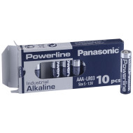 Alkaline Battery LR03 1,5V AAA  10pk  INDUSTRIAL Powerline  PANASONIC