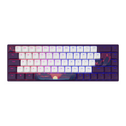 Gaming Mechanical Keyboard Dark Project 68 Sunrise RGB 60% - G3MS Sapphire Switches, PBT