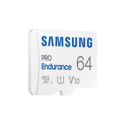 Memory card Samsung PRO Endurance microSD Card (2022), 64GB, Adapter