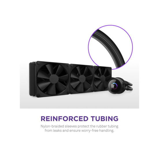 AIO Liquid Cooler NZXT Kraken 360 Black, LCD Display AIO Liquid Cooler NZXT Kraken 360 Black, LCD Display