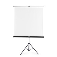 Hama Screen with tripod, 125 x 125 cm, 2-in-1, mobile set, 21575