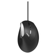 Ergonomic Optical Mouse RAPOO EV200, Black