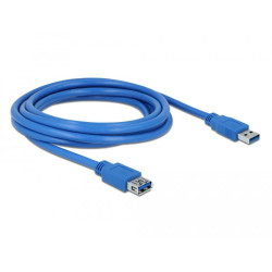 Delock Extension cable USB 3.0 Type-A male > USB 3.0 Type-A female 3 m blue