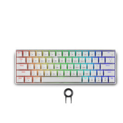 Gaming Wireless Keyboard Spartan Gear Pegasus 2 RGB White