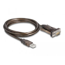 Delock Adapter USB 2.0 Type-A to 1 x Serial RS-232 D-Sub 9 pin