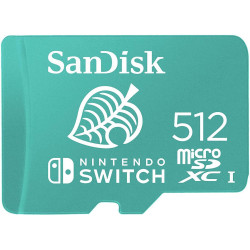 SanDisk 512GB microSDXC UHS-I for Nintendo Switch, Speed Up to 100MB/s