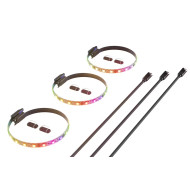 3-Pack RGB Strips HYTE LS10 - 330 mm