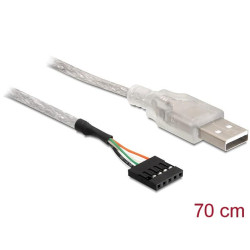 Delock Cable USB 2.0-A male to pin header