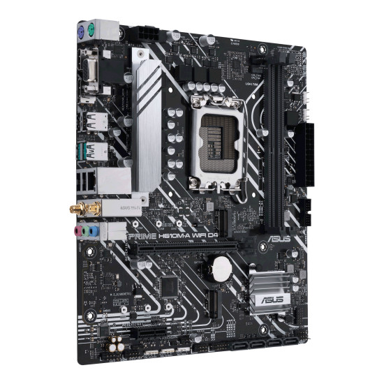 Motherboard ASUS PRIME H610M-A WIFI D4, LGA 1700 mATX Motherboard ASUS PRIME H610M-A WIFI D4, LGA 1700 mATX