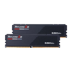 Memory G.SKILL Ripjaws S5 Black 64GB(2x32GB) DDR5 6000MHz CL30 F5-6000J3040G32GX2-RS5K, Intel XMP