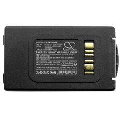 Camera Battery for  barcode scanner Datalogic Skorpio X3 X4 BT-0016   LiIon  3.7V 6800mAh Cameron Sino