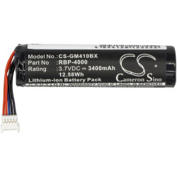 Camera Battery for  barcode scanner Datalogic GM4100 GM4300, Gryphon RBP-GM40 RBP-4000 LiIon  3.7V 3400mAh Cameron Sino