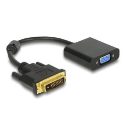 Delock Adapter DVI-D 24+1 male > VGA female black