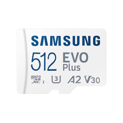 Memory card Samsung EVO Plus microSDXC, 512GB, Adapter