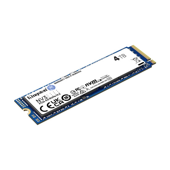 SSD KINGSTON NV3 M.2-2280 PCIe 4.0 NVMe 4000GB SSD KINGSTON NV3 M.2-2280 PCIe 4.0 NVMe 4000GB