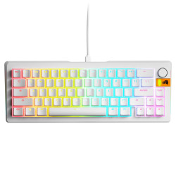 Gaming Mechanical keyboard Glorious GMMK 3 HE 65% White - Fox HE Switches