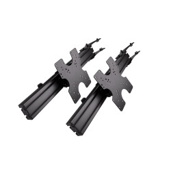 Next Level Racing Elite Freestanding Triple Monitor Stand Add On Carbon Grey