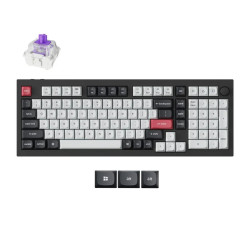 Mechanical keyboard Keychron Q5 HE QMK Carbon Black - Gateron Double-Rail Magnetic Nebula Switch