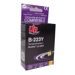 Ink cartridge UPRINT LC223 BROTHER, Yellow