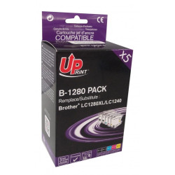 Ink cartridge UPRINT LC1280XL / LC1240, BROTHER, (BK+C+M+Y)