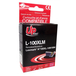 Ink cartridge UPRINT 14N1094, LEXMARK 100XL/Lex S305/S405/S505/S605/Pro705/Pro805, Magenta