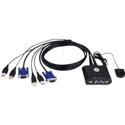 KVM Switch ATEN CS22U, 2x 1, USB