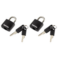 Luggage Padlock, set of 2 HAMA 105313, black