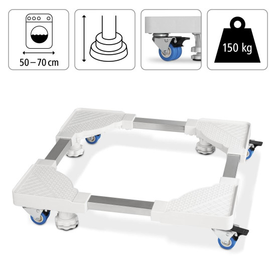 Xavax Transport Rollers for Washing Machine, Tumble Dryer and Refrigerator, 110233