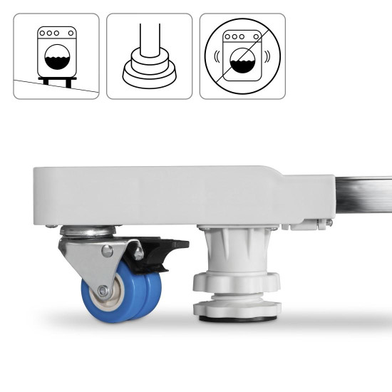 Xavax Transport Rollers for Washing Machine, Tumble Dryer and Refrigerator, 110233