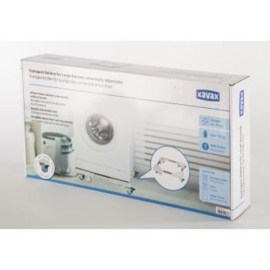 Xavax Transport Rollers for Washing Machine, Tumble Dryer and Refrigerator, 110233