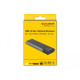 Delock External USB Type-C™ Combo Enclosure for M.2 NVMe PCIe or SATA SSD - tool free