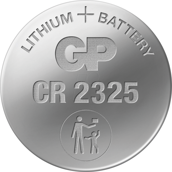 Lithium Button Battery GP CR-2325 3V  1 pcs in blister /price for 1 battery/