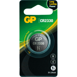 Lithium Button Battery GP CR-2330 3V  1 pcs in blister /price for 1 battery/