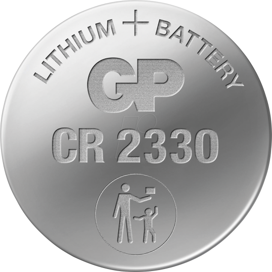 Lithium Button Battery GP CR-2330 3V  1 pcs in blister /price for 1 battery/