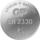 Lithium Button Battery GP CR-2330 3V  1 pcs in blister /price for 1 battery/