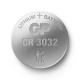 Lithium Button Battery GP CR-3032 3V  1 pcs in blister /price for 1 battery/
