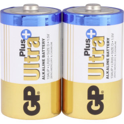 GP Alkaline battery ULTRA PLUS  LR20 / 2 pcs. pack / 1.5V GP
