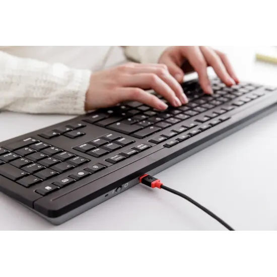 Keyboard Set CHERRY STREAM, Desktop Recharge