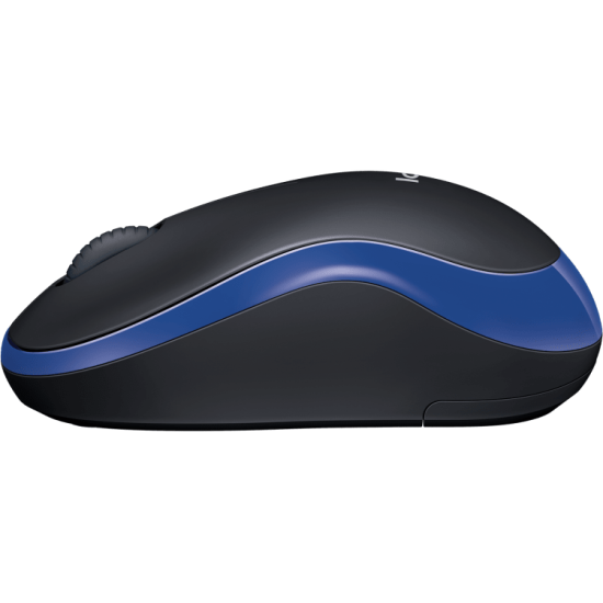 Wireless optical mouse LOGITECH M185, Blue, USB