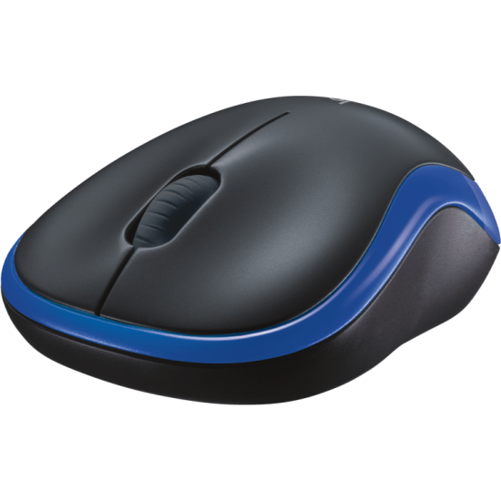 Wireless optical mouse LOGITECH M185, Blue, USB