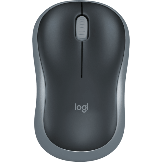 Wireless optical mouse LOGITECH M185, Swift Grey, USB