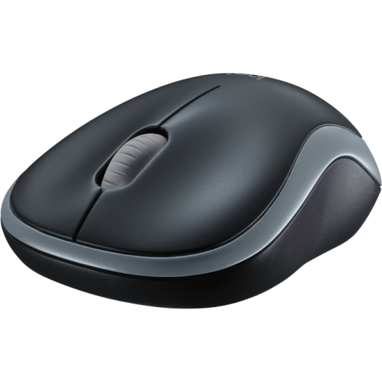 Wireless optical mouse LOGITECH M185, Swift Grey, USB