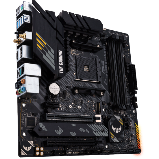 Motherboard ASUS TUF GAMING B550M-PLUS WIFI II, AMD AM4, micro ATX, 4x DDR4, dual M.2, Wi-Fi 6, PCIe 4.0, Aura Sync RGB