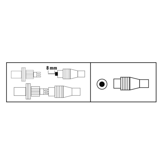 Hama Antenna Plug, Coax, can be clamped