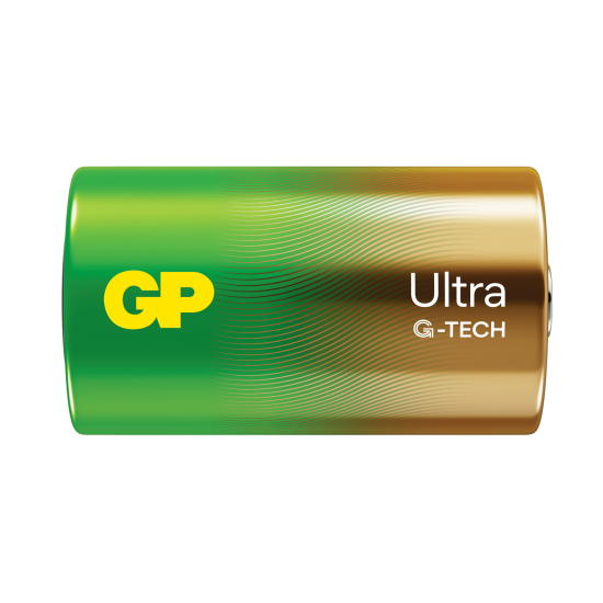 GP Alkaline battery ULTRA LR20 / 2 pcs. pack / 1.5V GP GP-BA-13AU21-SB2