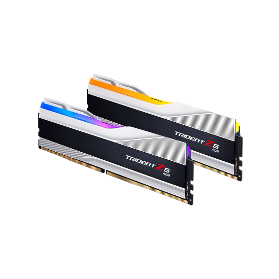 Памет G.SKILL Trident Z5 Silver RGB 32GB(2x16GB) DDR5 6000MHz F5-6000J3636F16GX2-TZ5RS
