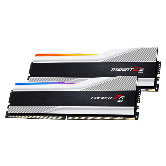 Памет G.SKILL Trident Z5 Silver RGB 32GB(2x16GB) DDR5 6000MHz F5-6000J3636F16GX2-TZ5RS